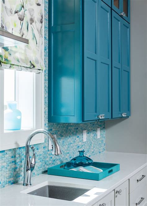 This Gorgeous Kitchen Is High Style And Low Budget Teal Kitchen Kitchen Colors Teal Kitchen