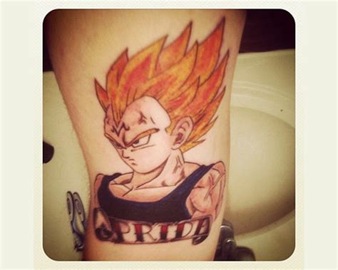 The biggest gallery of dragon ball z tattoos and sleeves, with a great character selection from goku to shenron and even the dragon balls themselves. Dragon Ball Tattoos - Vegeta | The Dao of Dragon Ball