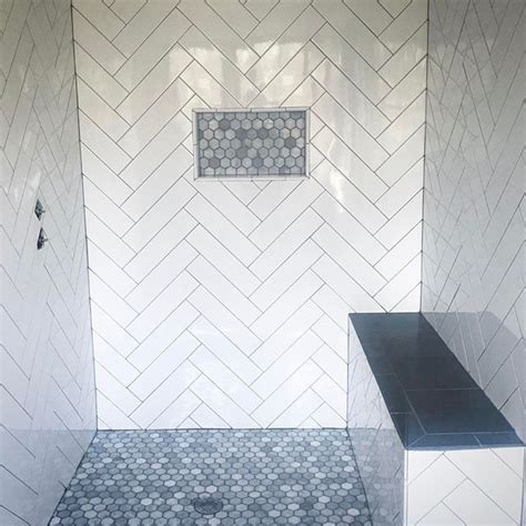 1106 Best Herringbone Tile Pattern Images On Pinterest Bathroom Bathrooms And Mosaics