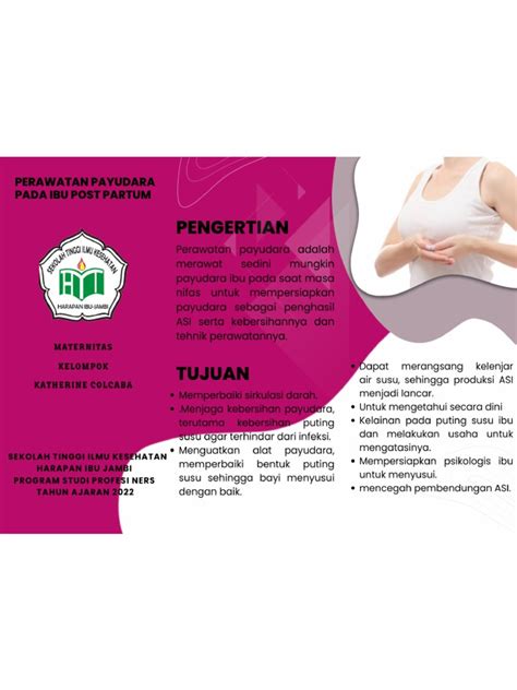 Leaflet Perawatan Payudara Pdf