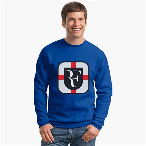 The current status of the logo is active, which means the logo is currently in use. Roger Federer Open Court Logo Crewneck Sweatshirt - Customon