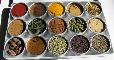 Indian Spice Kit Containing 15 Indian Spices In A Beautiful
