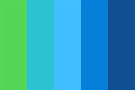 Microsoft Edge Logo Color Palette