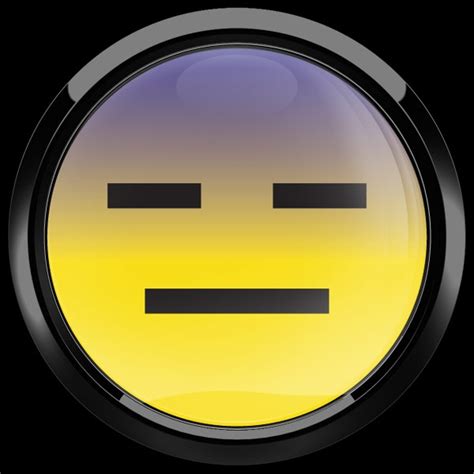 Dome Badge Emoji Emotionless