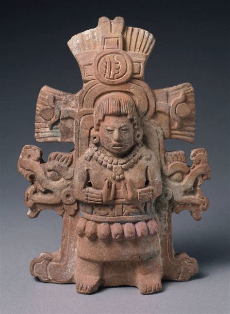 Maya Rattle Depicting A Goddess 600800 Ad Late Classic Maya Shared