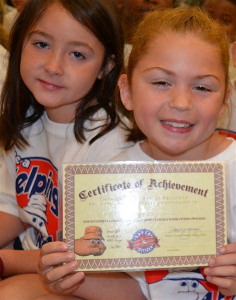 Westside Elementary School Second Graders Become Super Citizens