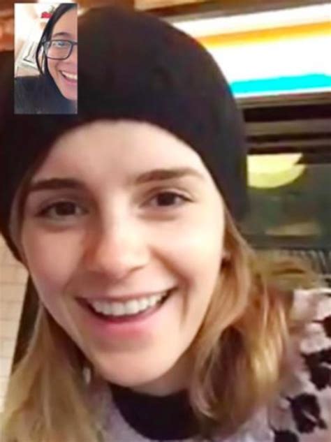 Emma Watson Surprises Fan With Facetime Offering Exam Advice Best Celebrity Pictures Heart