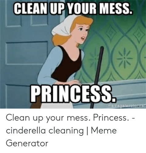 Clean Up Your Mess Princess Clean Up Your Mess Princess Cinderella