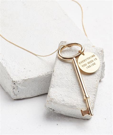 Key Necklaces Gold Silver Rose Gold The Giving Keys Key Jewelry