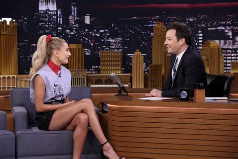 Hailey Baldwin Appeared On The Tonight Show Starring
