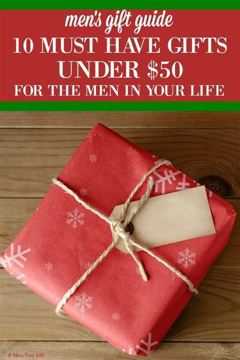 Here are the best gifts for men under 50 dollars that he will most definitely enjoy. The 10 Best Gifts For Men Under $50 (With images ...