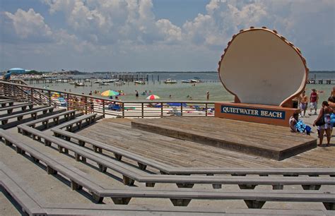 Boardwalk Stage Shell Pensacola Beach Florida Flickr