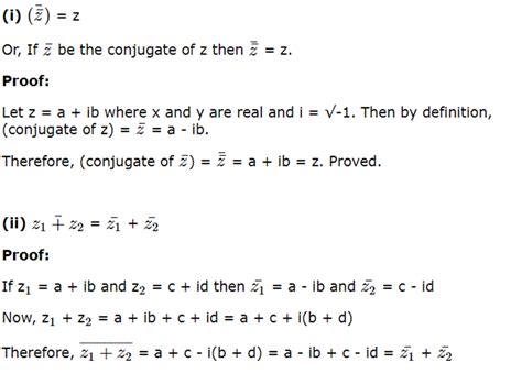 The Modulus And The Conjugate Of A Complex Numbers Notes Ncert Solutions For Cbse Class