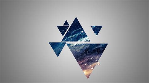 Space Triangle Wallpaper