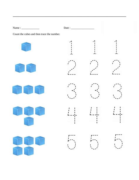 Free Math Printables Kindergarten K5 Worksheets Mathematics
