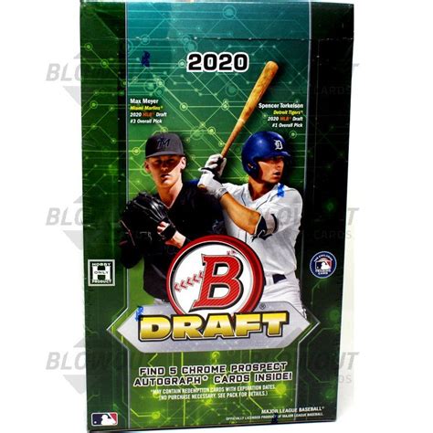 Box, a monthly mystery box that prides itself on offering signed merchandise, limited editions and rare collectibles. 2020 Bowman Draft Baseball Super Jumbo Box