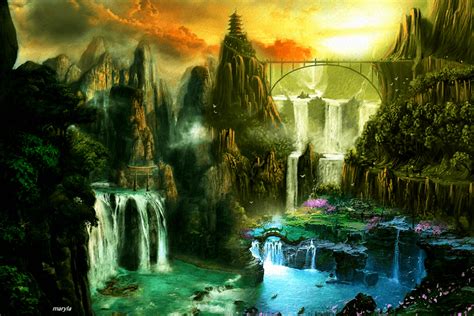 Animated  Images Of Waterfalls