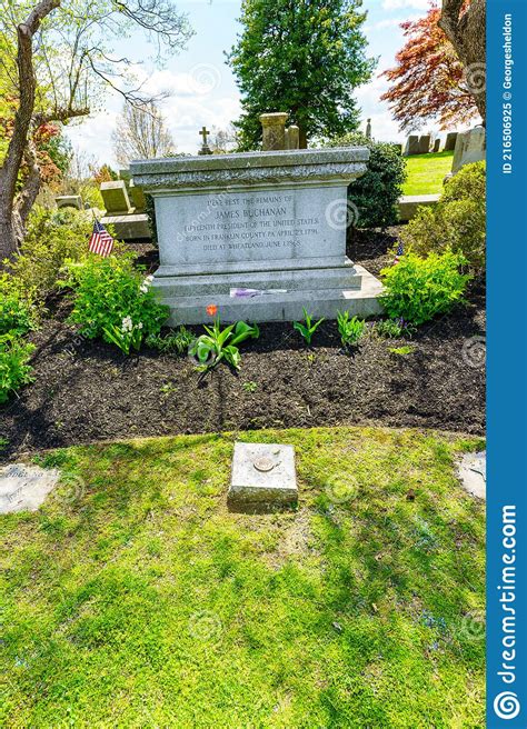 President James Buchanan Gravesite Editorial Image Image Of Memorial