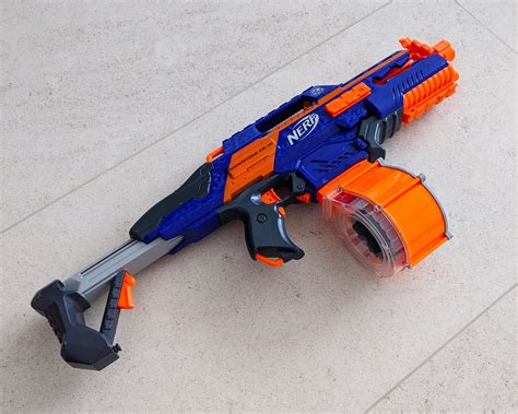 Modified Full Auto Nerf Rapidstrike From Pdk Films 47 Etsy