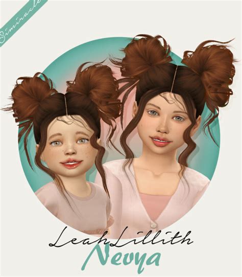 Leahlillith Nevya Hair Kids And Toddlers At Simiracle Sims 4 Updates
