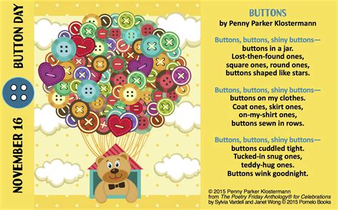 Celebrate Buttons With This Buttons Poem By Penny Parker Klostermann