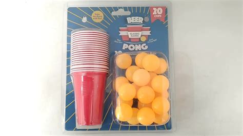 Beer Pong Game Set With 24 Pieces Cups And 24 Pieces Balls Buy Beer