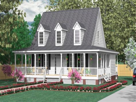 Wrap Around Porch House Plans Modern Small Get In The Trailer