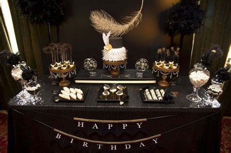 Elegant 50th Birthday Party Ideas For Men A Classy 40th Feather Party