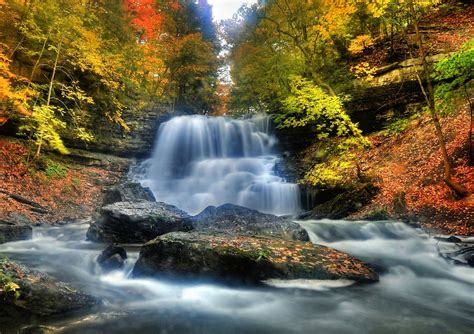 Autumn Forests Waterfalls Rivers Nature Wallpapers Hd Desktop And Mobile Backgrounds