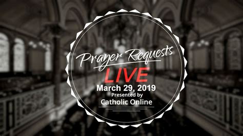 Prayer Requests Live For Friday March 29th 2019 Hd Youtube