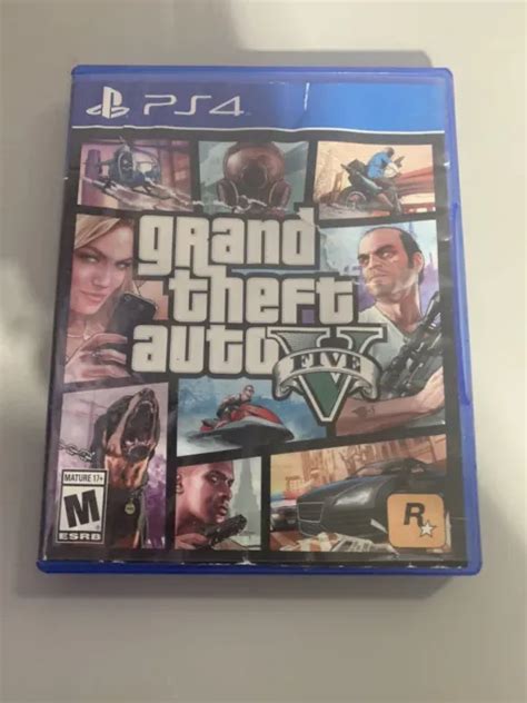 Grand Theft Auto V 5 Ps4 Game Crime Shooter Action Adventure Complete W