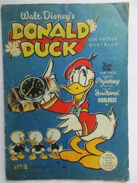Donald Duck 1 Donald Duck Jaargang 1952 Nummer 1 Hæftet Catawiki