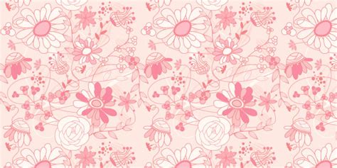 Pink Flower Background Patterns 26 Free Romantic Floral Designs