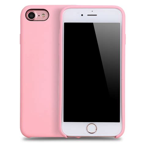 Wholesale Iphone 8 Plus 7 Plus Pro Silicone Hard Case Pink