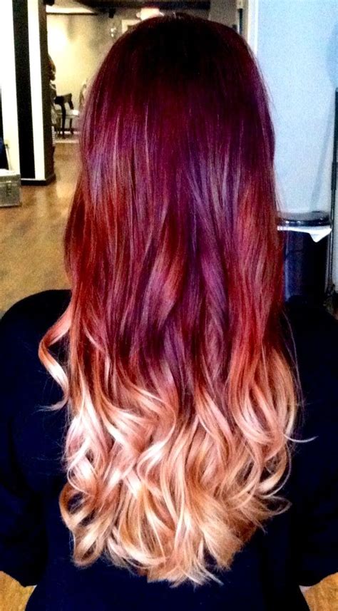 Pin By Brooke Raelyn Pittman On Love Ombre Hair Blonde Red Blonde