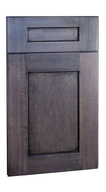 Shaker Ii Maple Slate Framed Cabinets