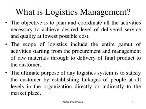 What Is Logistics Management Definition Amp Importance In Supply Chain