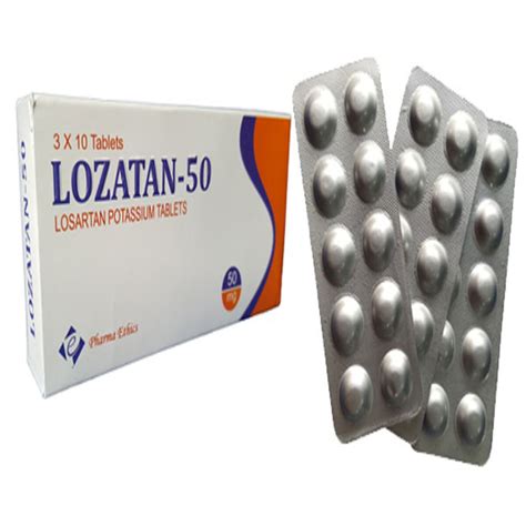Lozatan 50mg Tablets Losartan 50mg 30 Tablets Asset Pharmacy