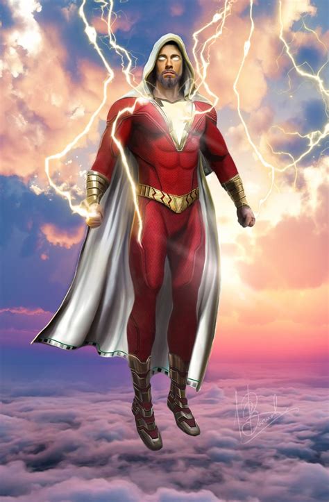 My Take On Shazam For Dceu Digital Drawing By Me Captain Marvel