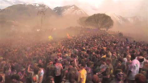 Wold Biggest Holi Festival Of Colors Gathering In Amercia Saltlake