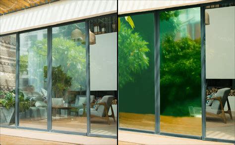 Hidbea One Way Privacy Window Film Sun Blocking Heat Control Home Glass
