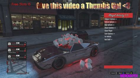 Gta V Illegal Activity Mod Menu Script Bypass And Download Tu27 Youtube