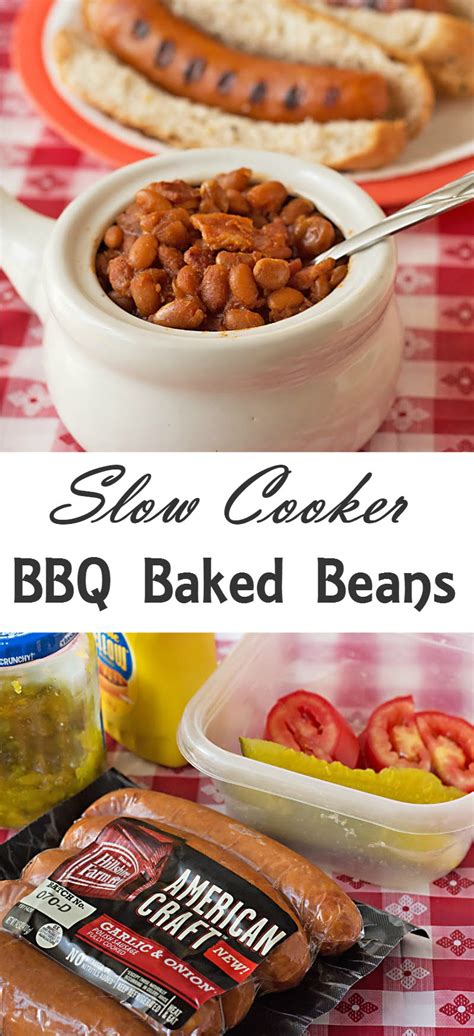 Slow Cooker Bbq Baked Beans Recipe Its Yummi