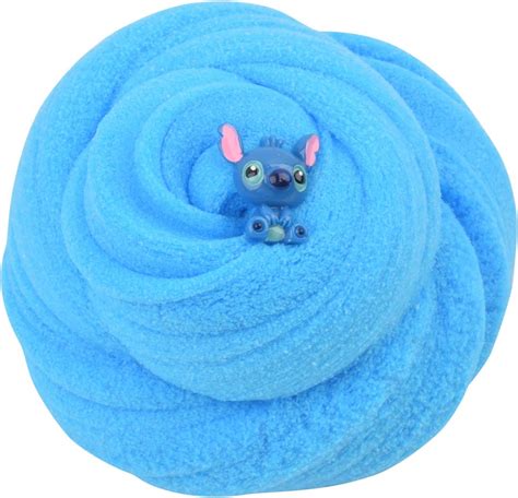 Keemanman 2 Pack Cloud Slime Kit With Blue Stitch And Peach Charms