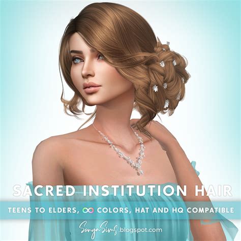 Sacred Institution Hair At Sonya Sims Sims 4 Updates
