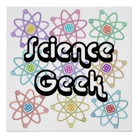 Science Geek Poster 1980 By Sciencegeekness The Post Science Geek