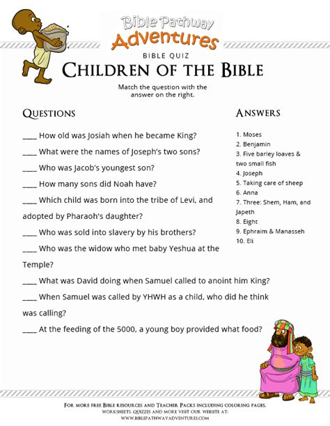 Children Of The Bible Bible Lessons For Kids Bible For