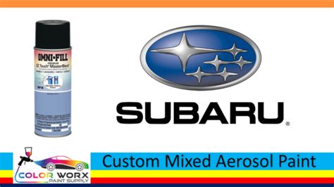 Custom Mixed Automotive Touch Up Spray Paint For 2014 Subaru Colors
