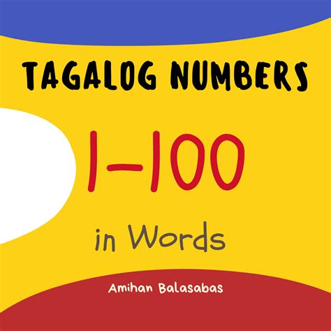 Bilang 1 100 Tagalog Numbers Laminated Educational Wall Charts A4 Size