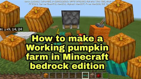 This is reddit's hub for the minecraft platform expansion and bedrock codebase. How to make a Pumpkin farm in Minecraft bedrock edition ...